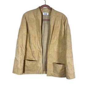 Suede Jacket Tan 14 Retro Classic Chic Boho Western Preppy Old Money Indie Folk